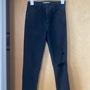 Abercrombie black skinny jeans